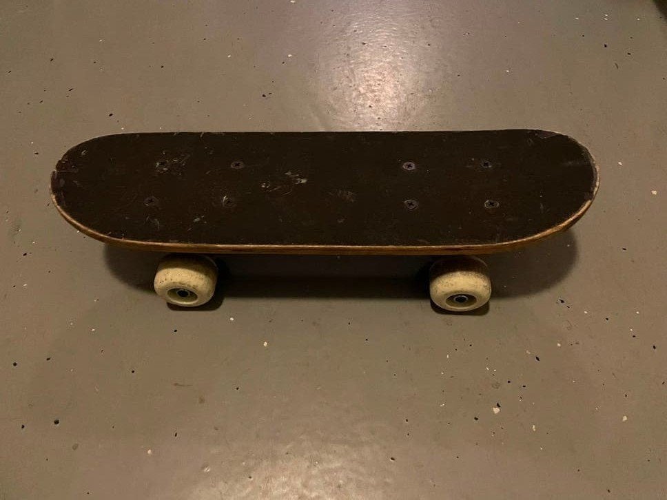Skateboard met vlammen design, Ophalen, Gebruikt, Skateboard