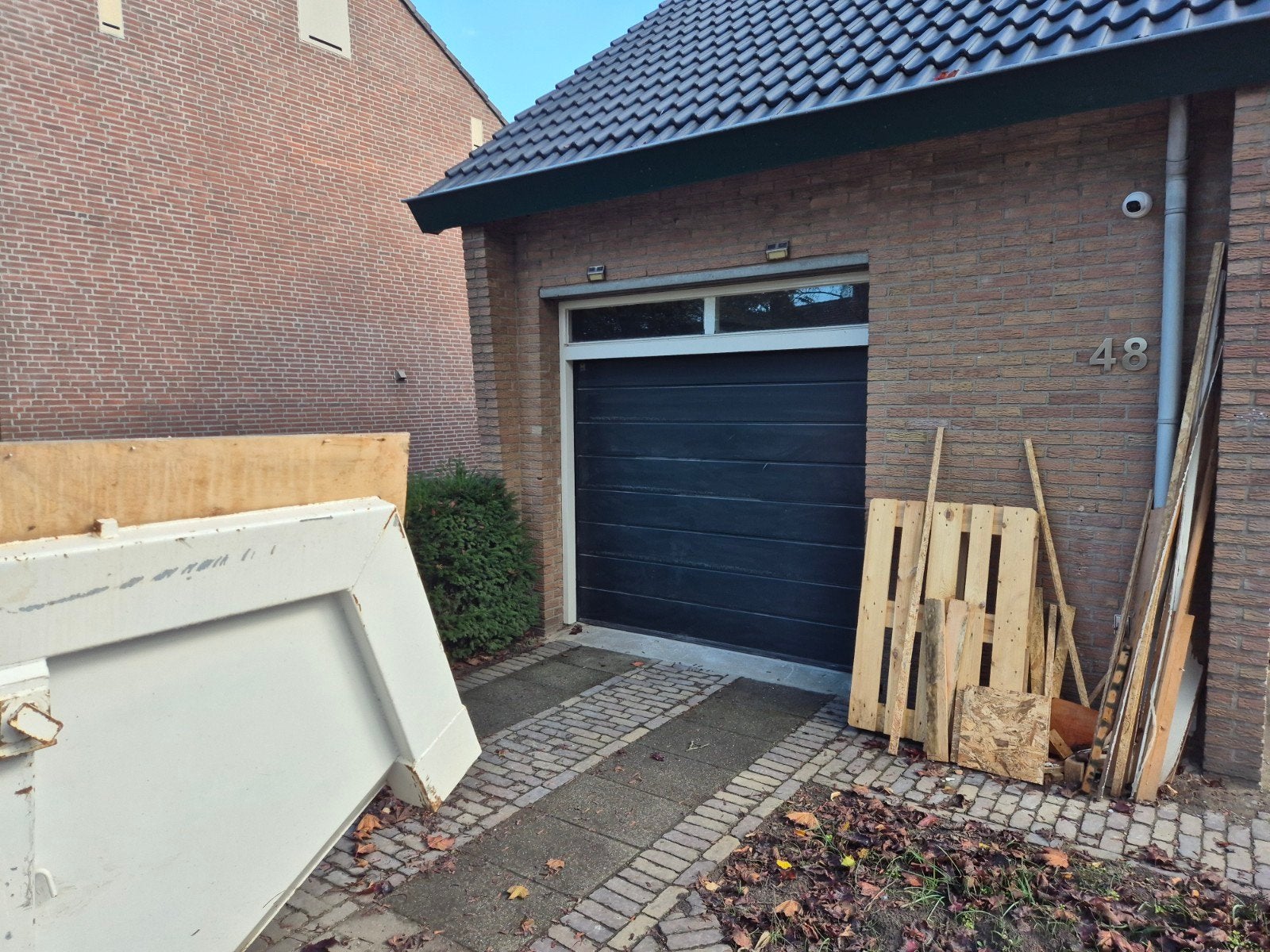 Hörmann elektrische garagedeur met Promatic motor, Doe-het-zelf en Verbouw, Ophalen, Gebruikt, Garagedeur, Metaal