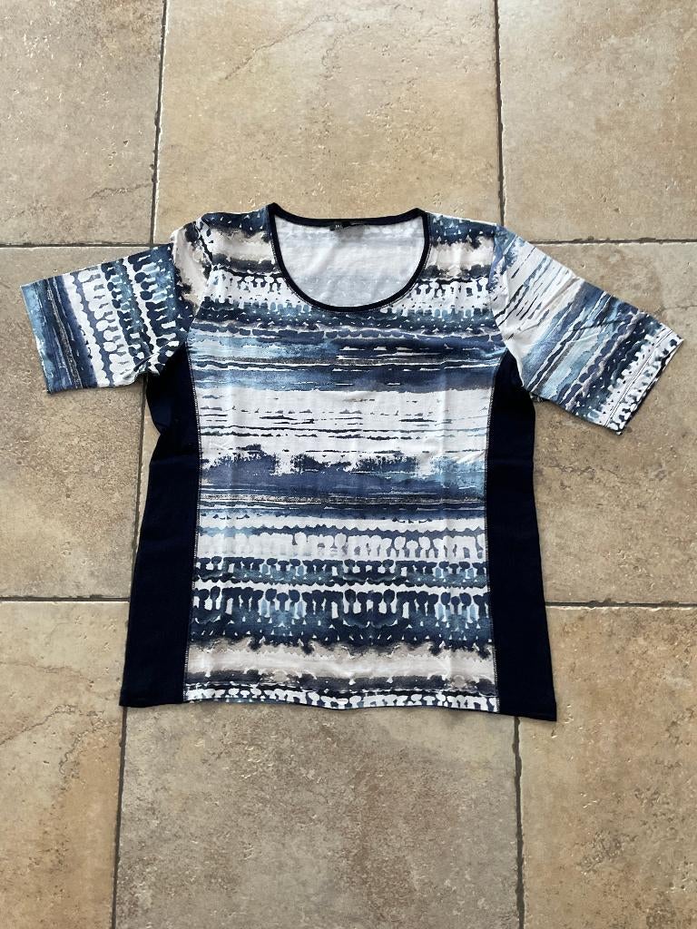 Shirt met korte mouw, Kleding | Dames, T-shirts, Blauw, Maat 42/44 (L), Ophalen of Verzenden, Zo goed als nieuw