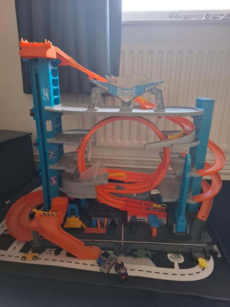 Hotwheels, Kinderen en Baby's, Speelgoed | Racebanen, Ophalen, Gebruikt, Onderdelen, Zelf te bouwen