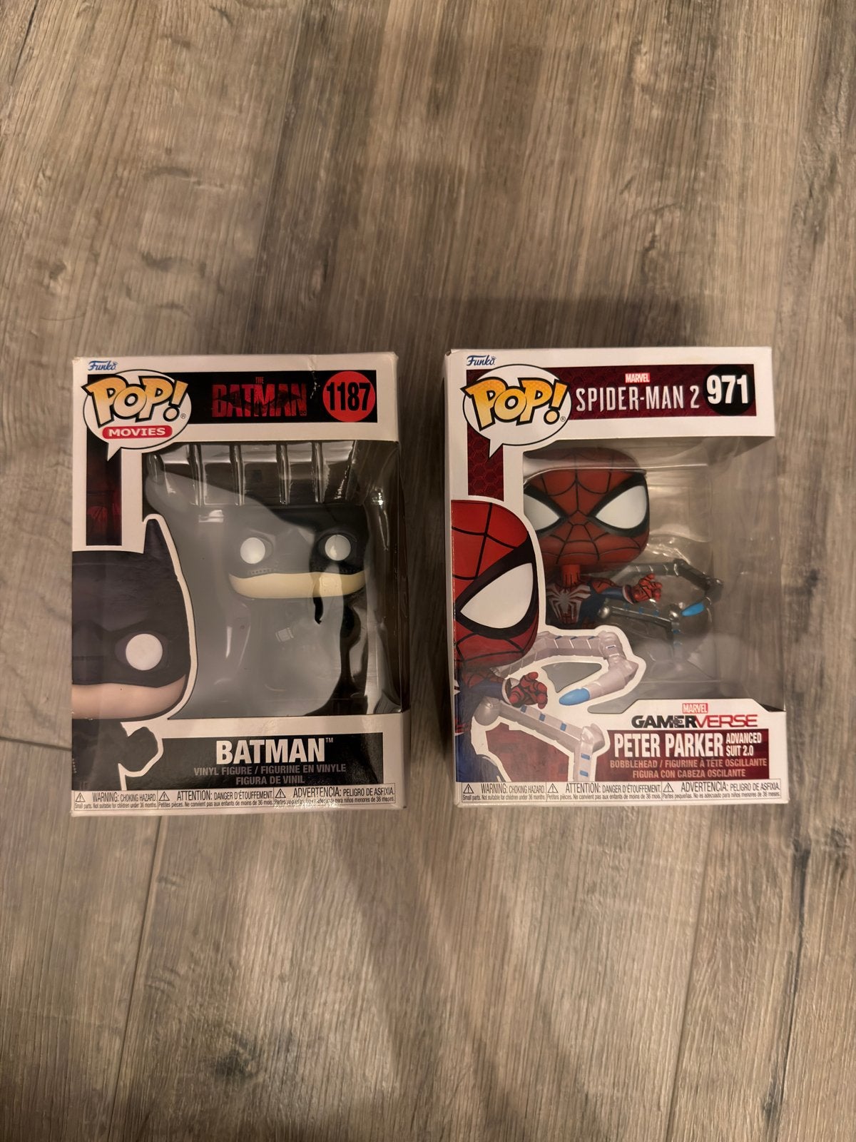 Funko pops Batman en Spider-Man, Ophalen of Verzenden, Nieuw