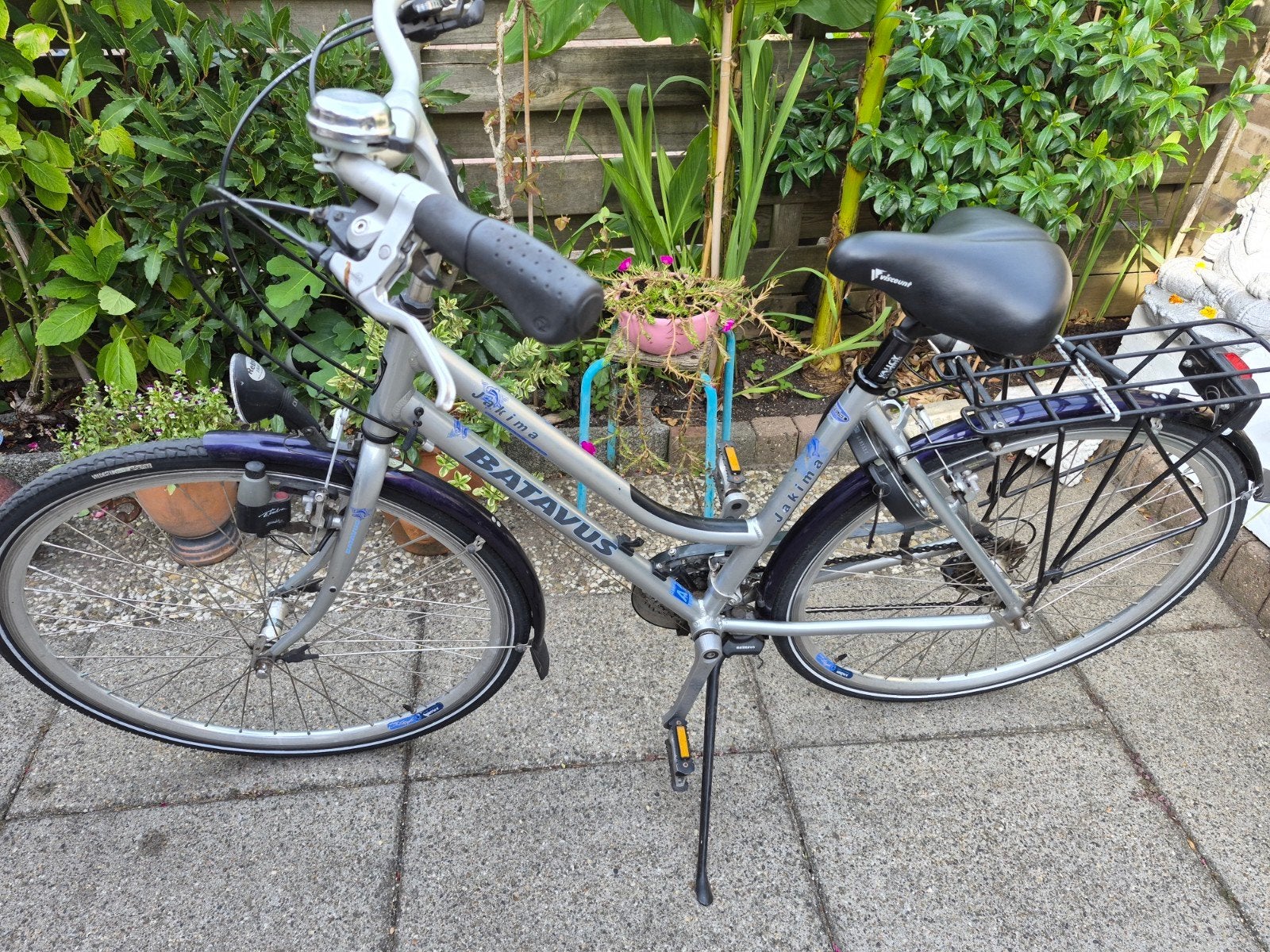 Damesfiets Batavus, Ophalen, Gebruikt, 47 tot 50 cm, Versnellingen