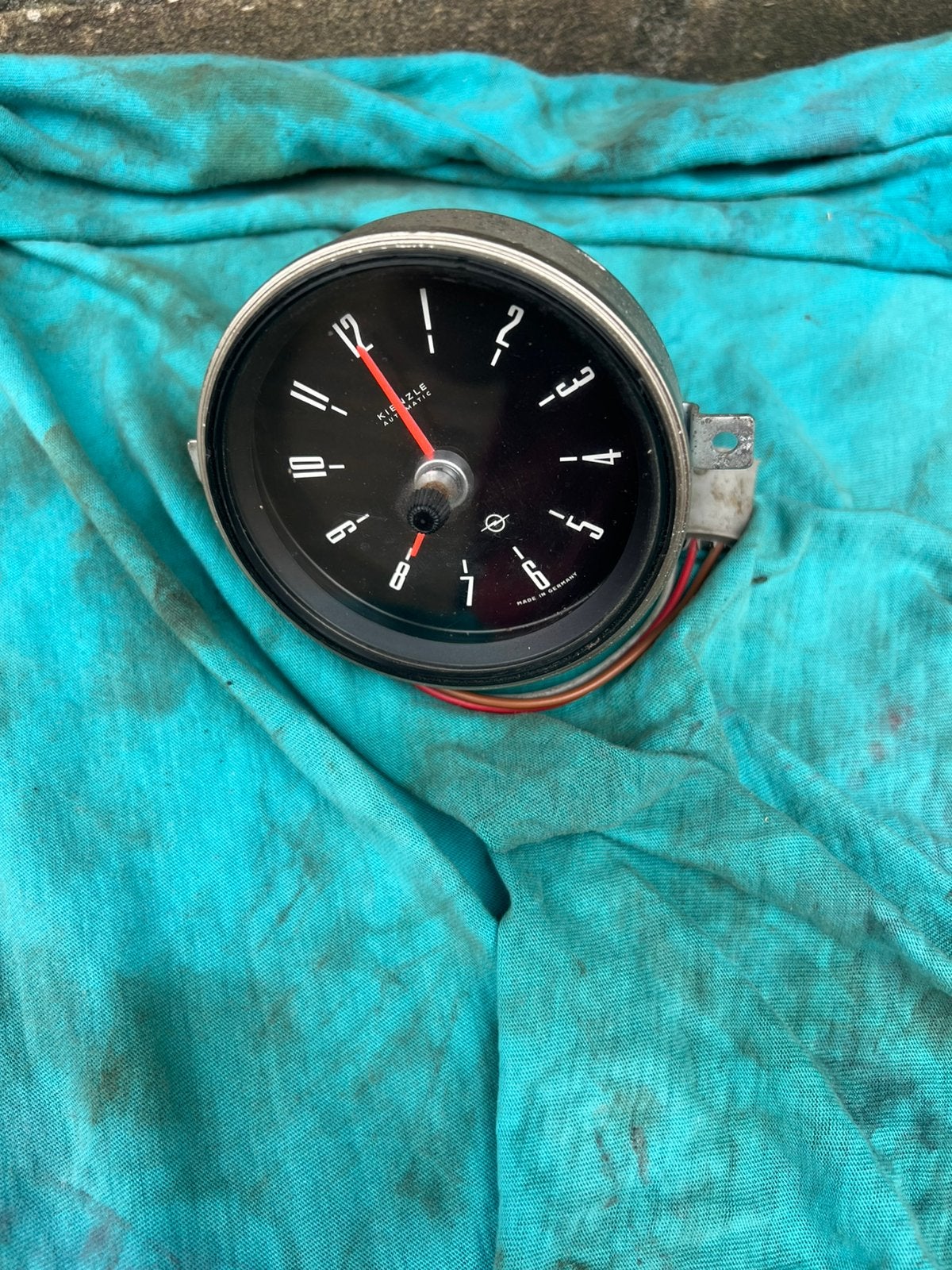 Originele Vintage Kienzle Automatic Dashboard Klok Opel, Auto-onderdelen, Ophalen of Verzenden, Gebruikt, Opel