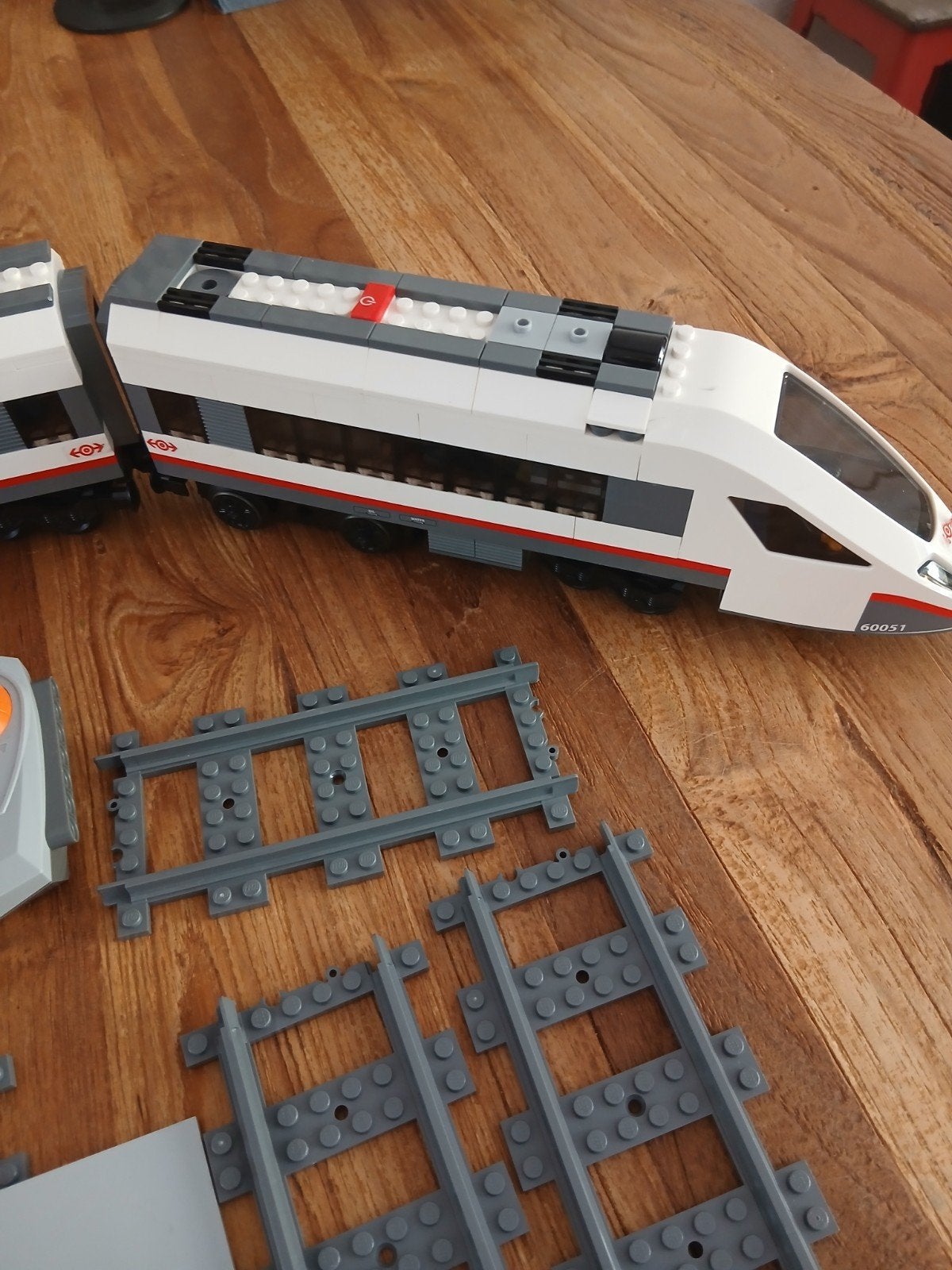 Lego City trein 60051 incompleet extra rails, Kinderen en Baby's, Speelgoed | Duplo en Lego, Lego, Ophalen of Verzenden, Complete set
