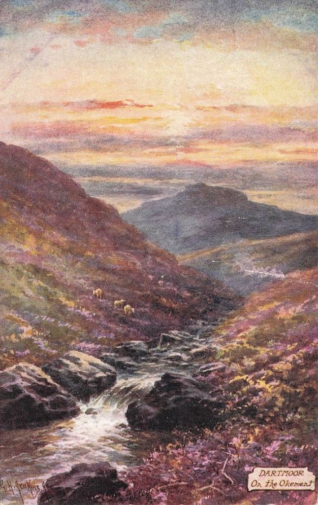 703-291-039 Dartmoor on the Okement, Verzenden, Voor 1920, Engeland