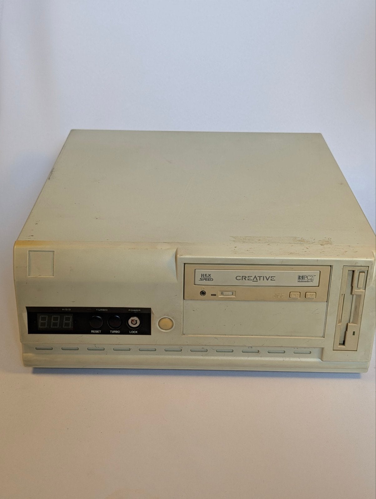 Vintage AT desktop behuizing 386/486 + Creative 6x CD-ROM, Ophalen of Verzenden, ., ., .