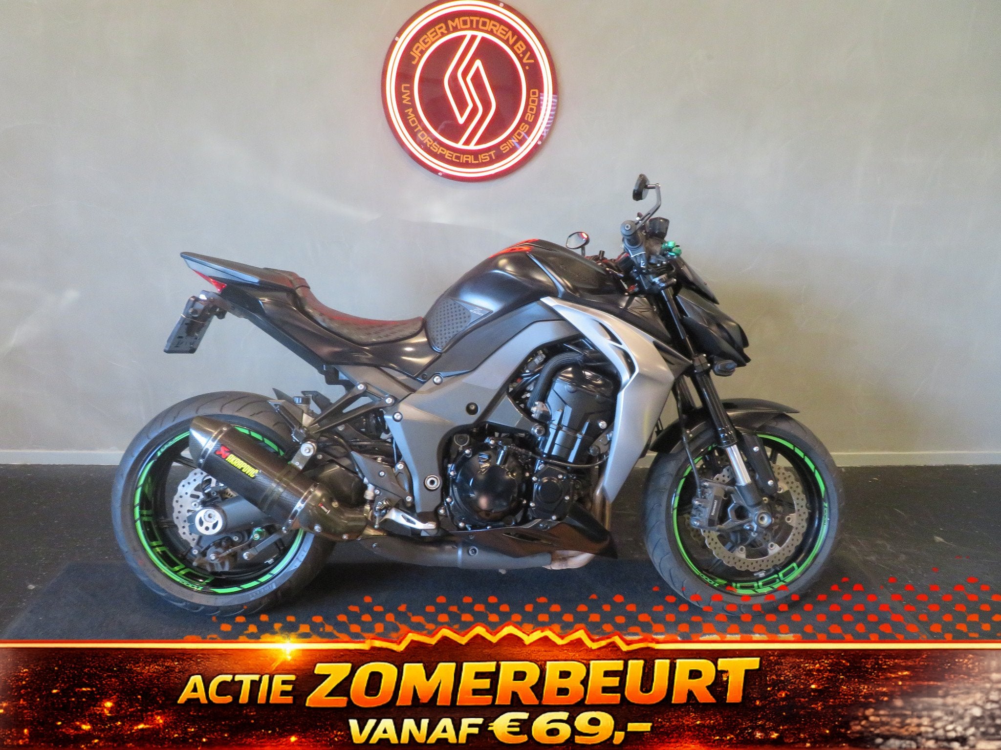 Kawasaki Z 1000 Z1000 ABS AKRA TOPPER! (bj 2019), Bedrijf, 1015 cc, Naked bike