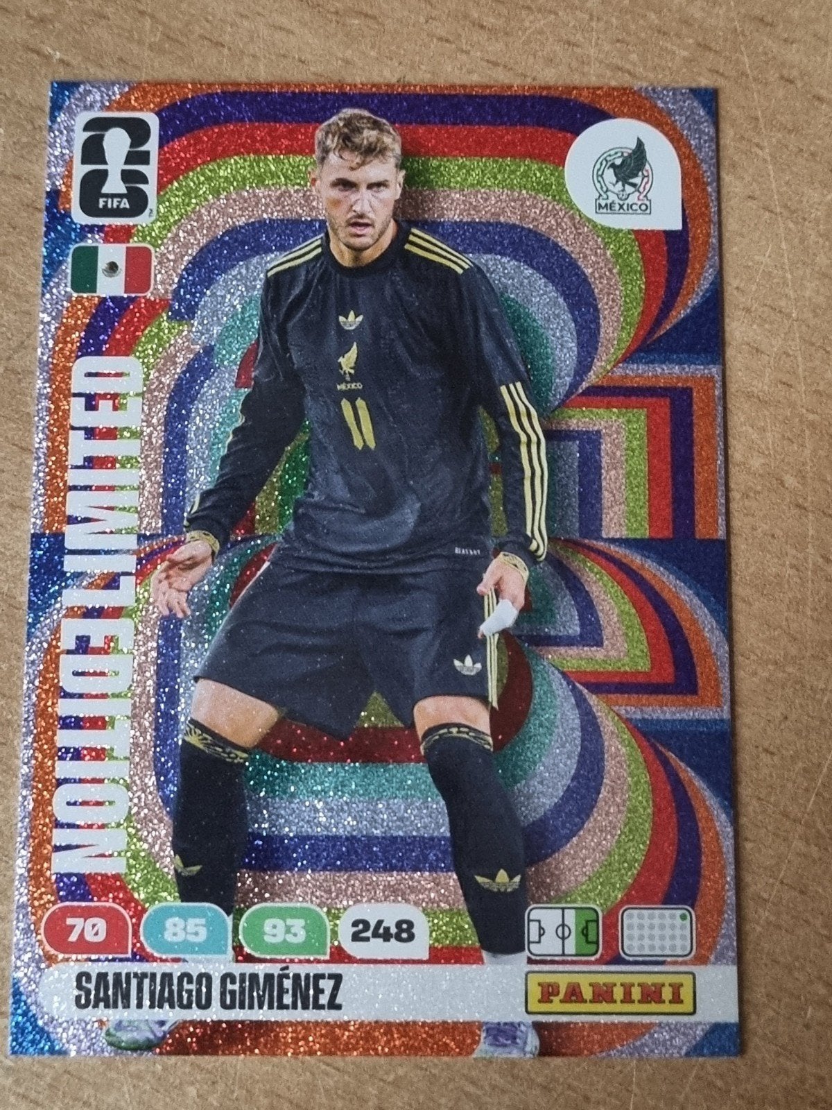Panini Adrenalyn xl Fifa World Cup 2026 Limited Gimenez, Verzamelen, Ophalen of Verzenden, Zo goed als nieuw, Buitenlandse clubs