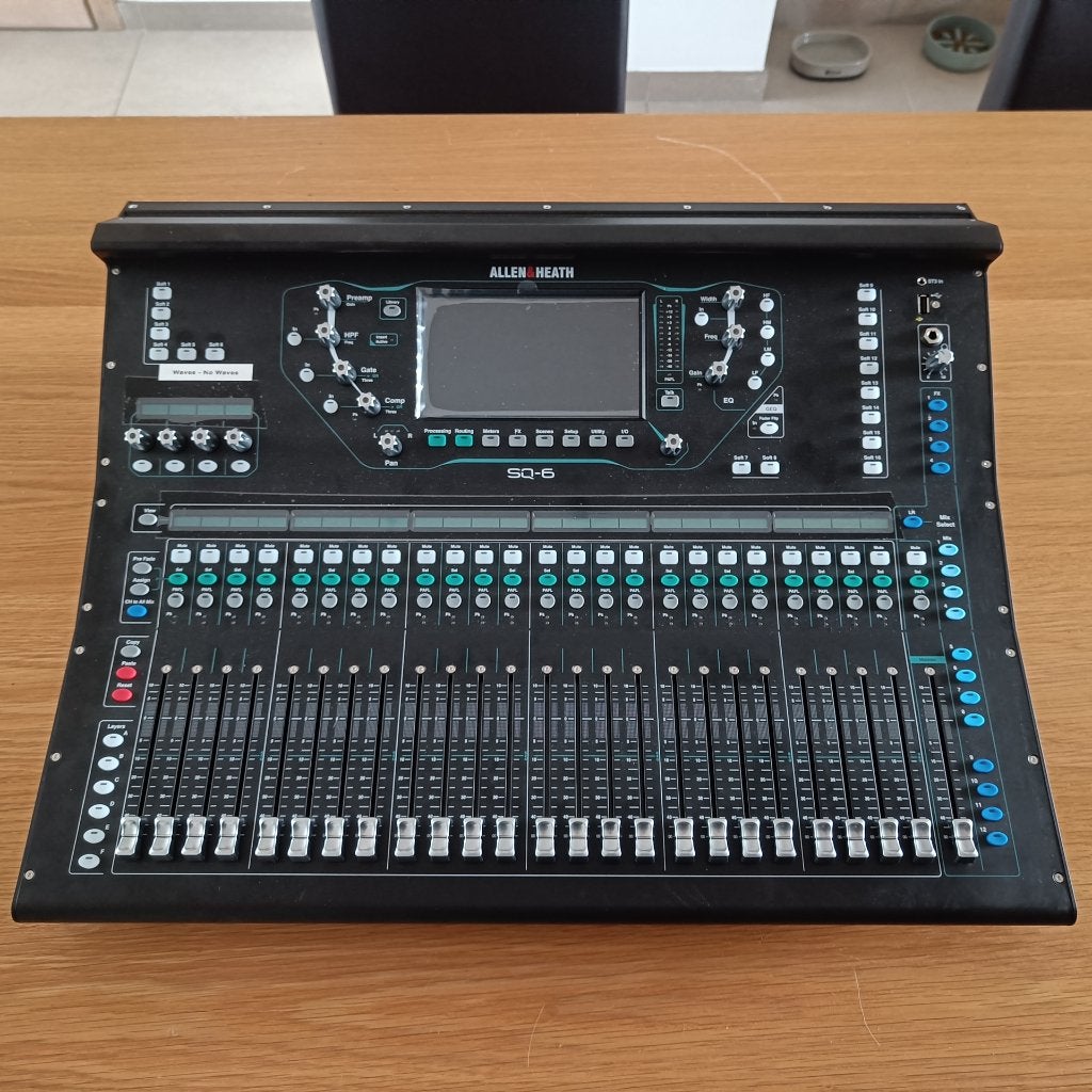 Allen & Heath SQ6, Ophalen, Zo goed als nieuw, 20 kanalen of meer, Microfooningang