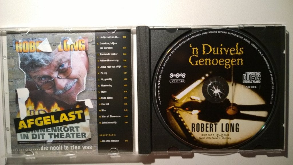 Robert Long - 'n Duivels Genoegen, Ophalen of Verzenden, Zo goed als nieuw, Pop