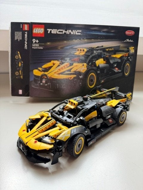 LEGO Technic 42151 Bugatti Bolide - Zo goed als nieuw, Ophalen, Inclusief instructies, Lego, Zo goed als nieuw