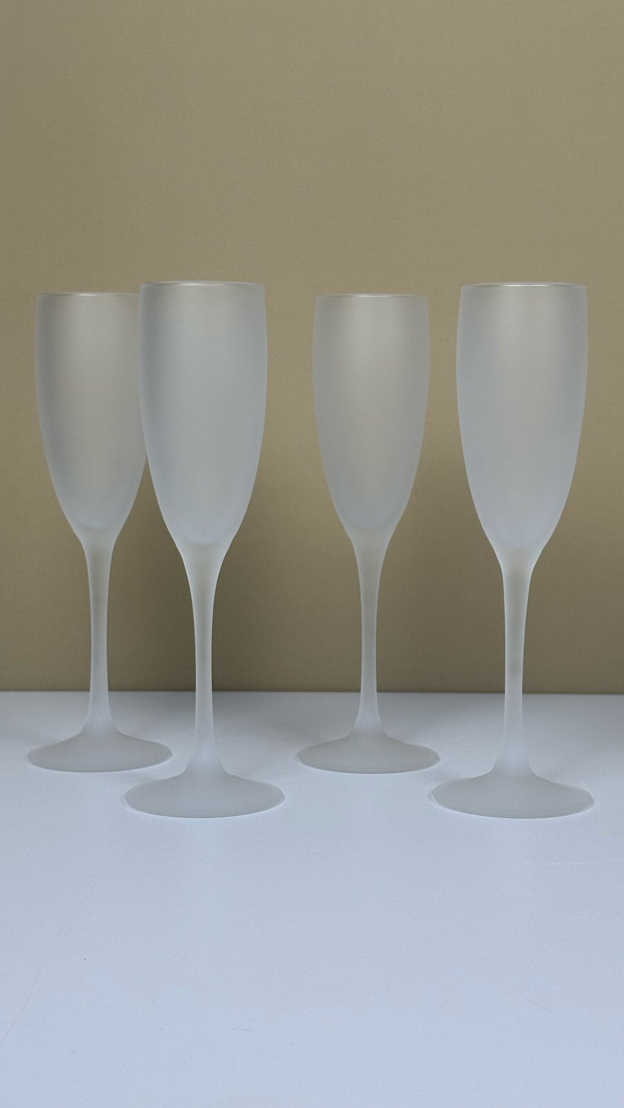 Luminarc La Cave Frosted champagne cocktail glazen set, Verzamelen, Glas en Borrelglaasjes, -, -, Overige typen, Ophalen of Verzenden