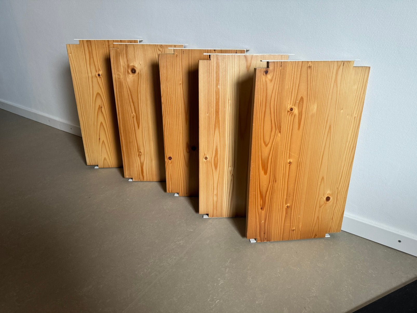 Lundia schappen / planken 80 x 40 blank gelakt, Ophalen, Gebruikt