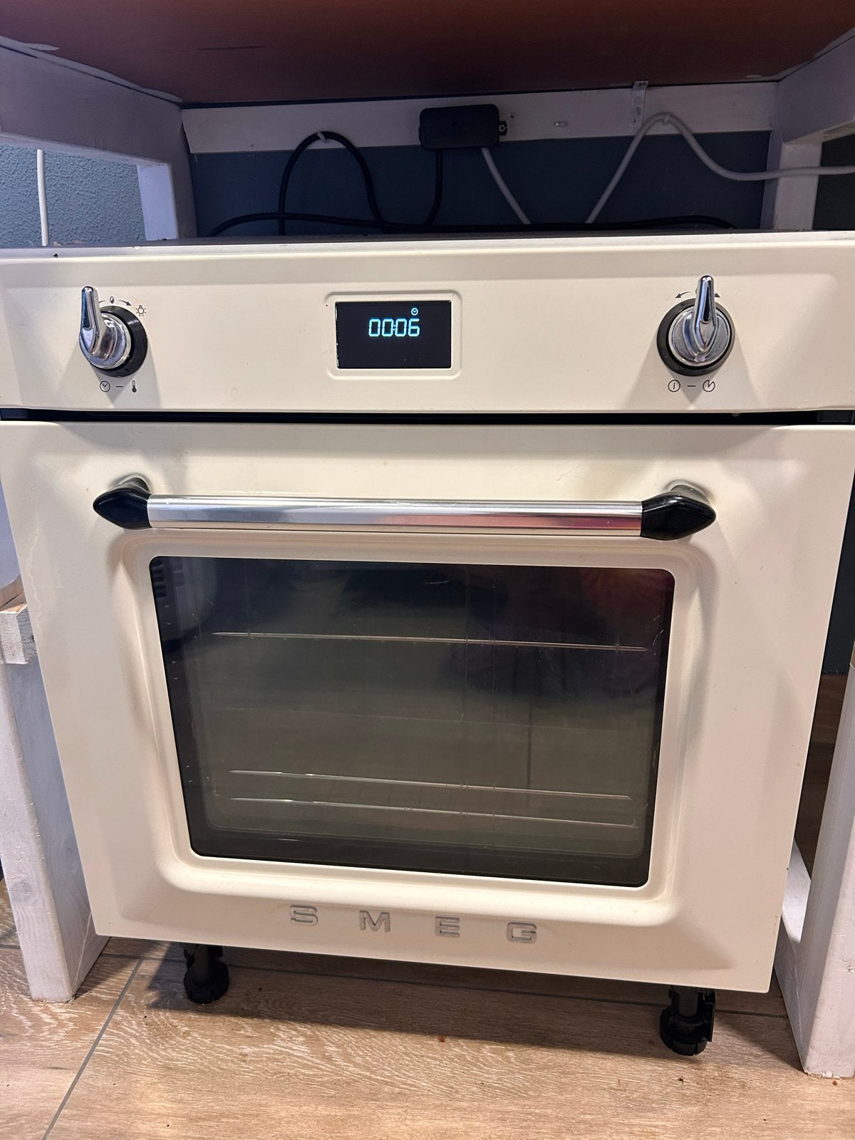 Smeg Oven SF6922PPZE - Crème Inbouw Heteluchtoven, Ophalen, Smeg, Hete lucht, Inbouw