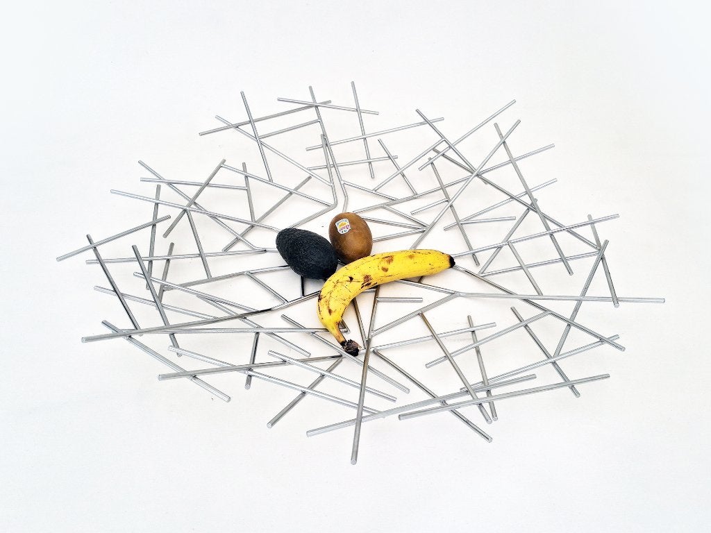 Alessi fruitschaal Blow Up, Schaal, Verzenden, Rond, Zo goed als nieuw
