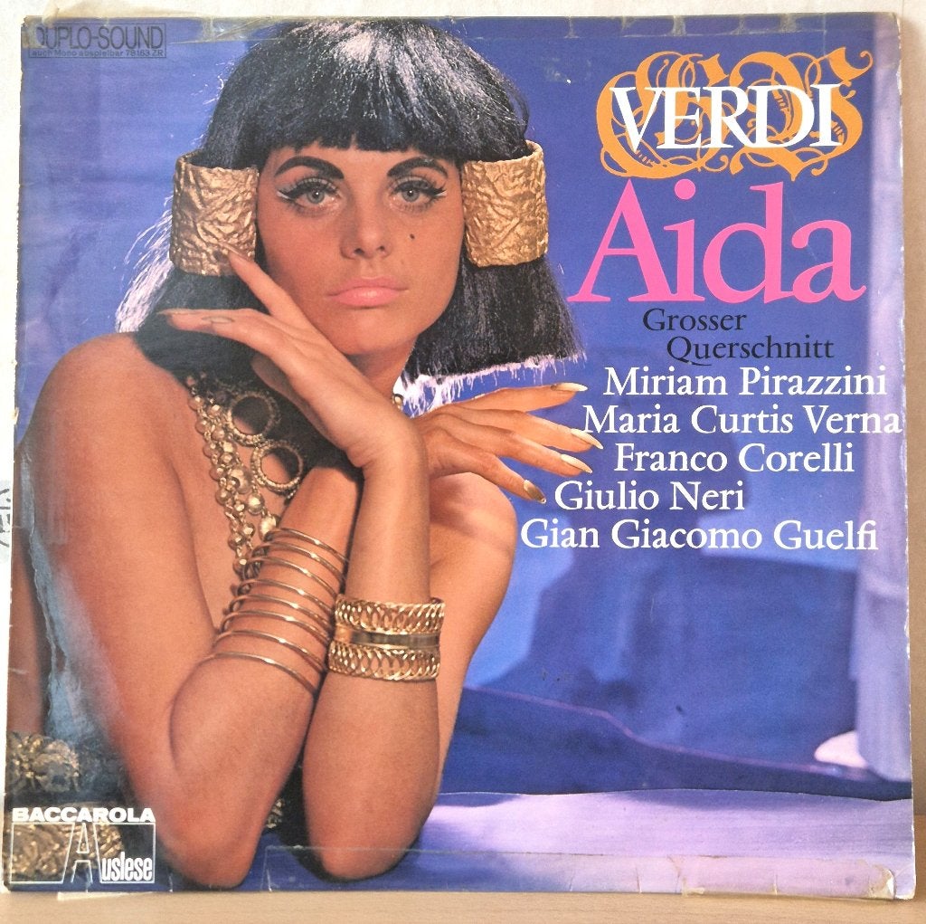 Aida (Großer Querschnitt - Italienisch Gesungen) - Corelli, LP, Kamermuziek, Verdi, Ophalen of Verzenden