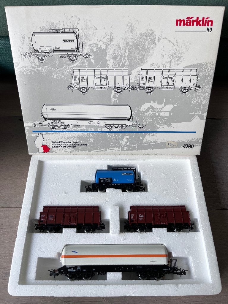 Marklin 4790 ho set wagons nieuwstaat, Wisselstroom, Treinset, Verzenden, Nieuw