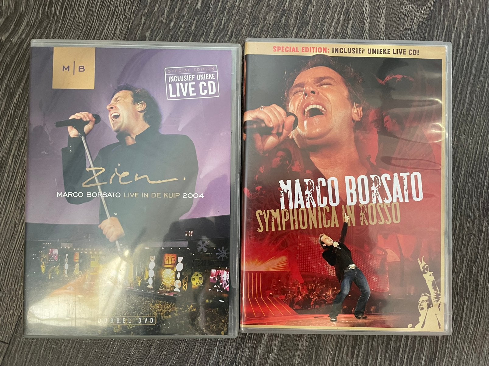 2 dvds Marco Borsato, Ophalen of Verzenden, Zo goed als nieuw