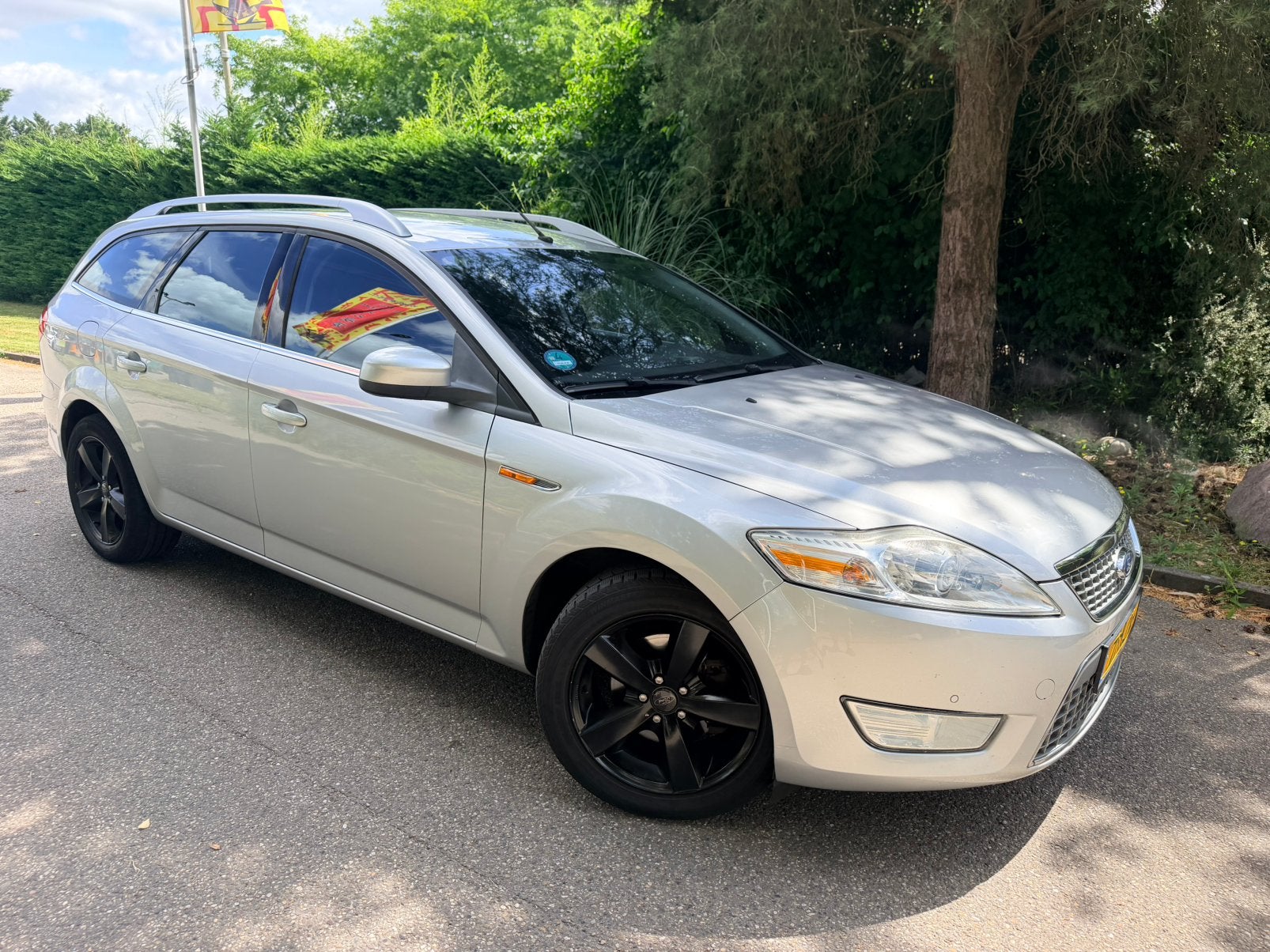 Ford Mondeo 2.3 16V Wagon AUT Titanium  CarPlay Grootscherm, Auto's, Ford, Zwart, 4 cilinders, Mondeo, 160 pk