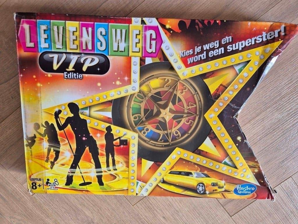 Levensweg V.I.P Editie - Bordspel, Ophalen of Verzenden, Gebruikt