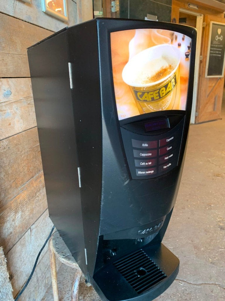 Café Bar professionele koffieautomaat | Espresso, Cappuccino, Witgoed en Apparatuur, Stoompijpje, Gemalen koffie, Gebruikt, 10 kopjes of meer