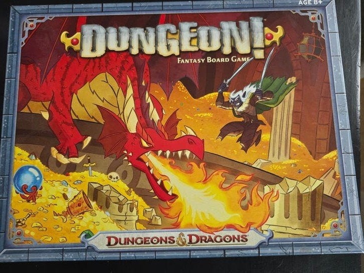 Dungeons & Dragons Bordspel - Dungeon!, Drie of vier spelers, Ophalen of Verzenden, Zo goed als nieuw, Wizards of the Coast