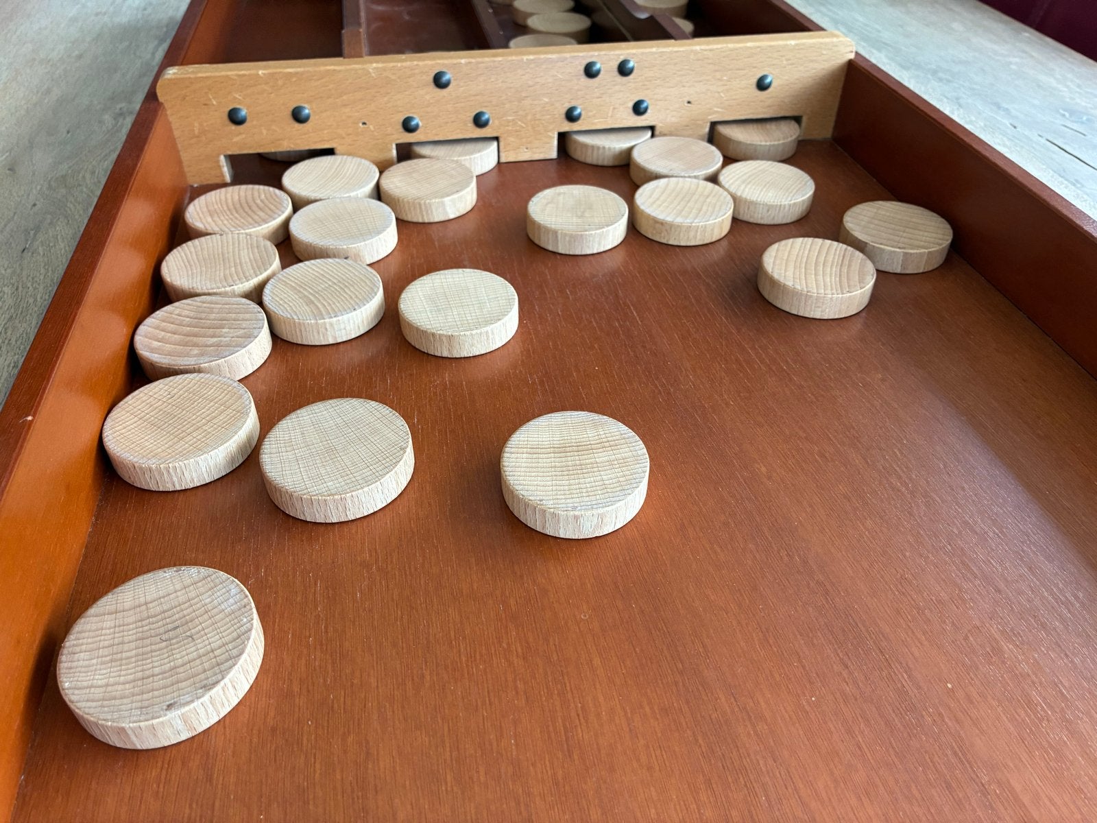 Homas Wedstrijd Sjoelbak S-40 met 30 stenen, Een of twee spelers, Ophalen, Gebruikt