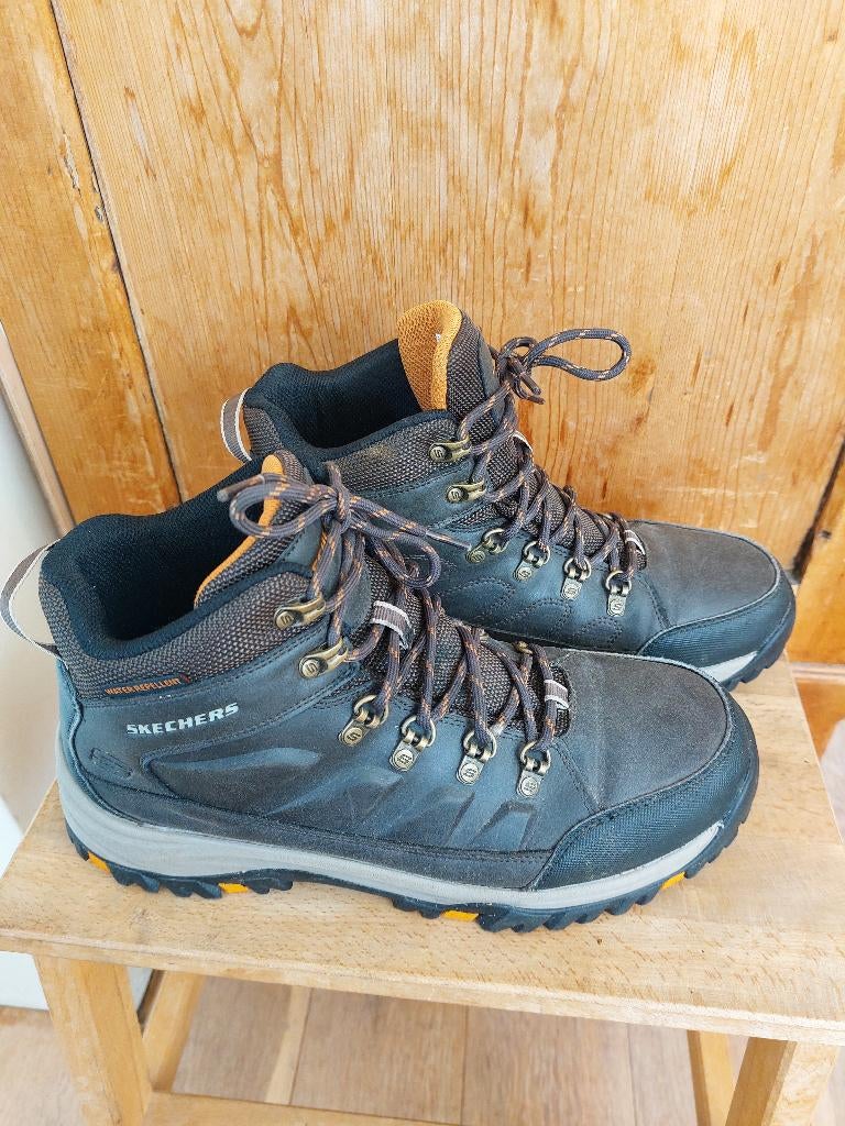 Skechers maat 42 zgan, Skechers, Bruin, Zo goed als nieuw, Wandelschoenen
