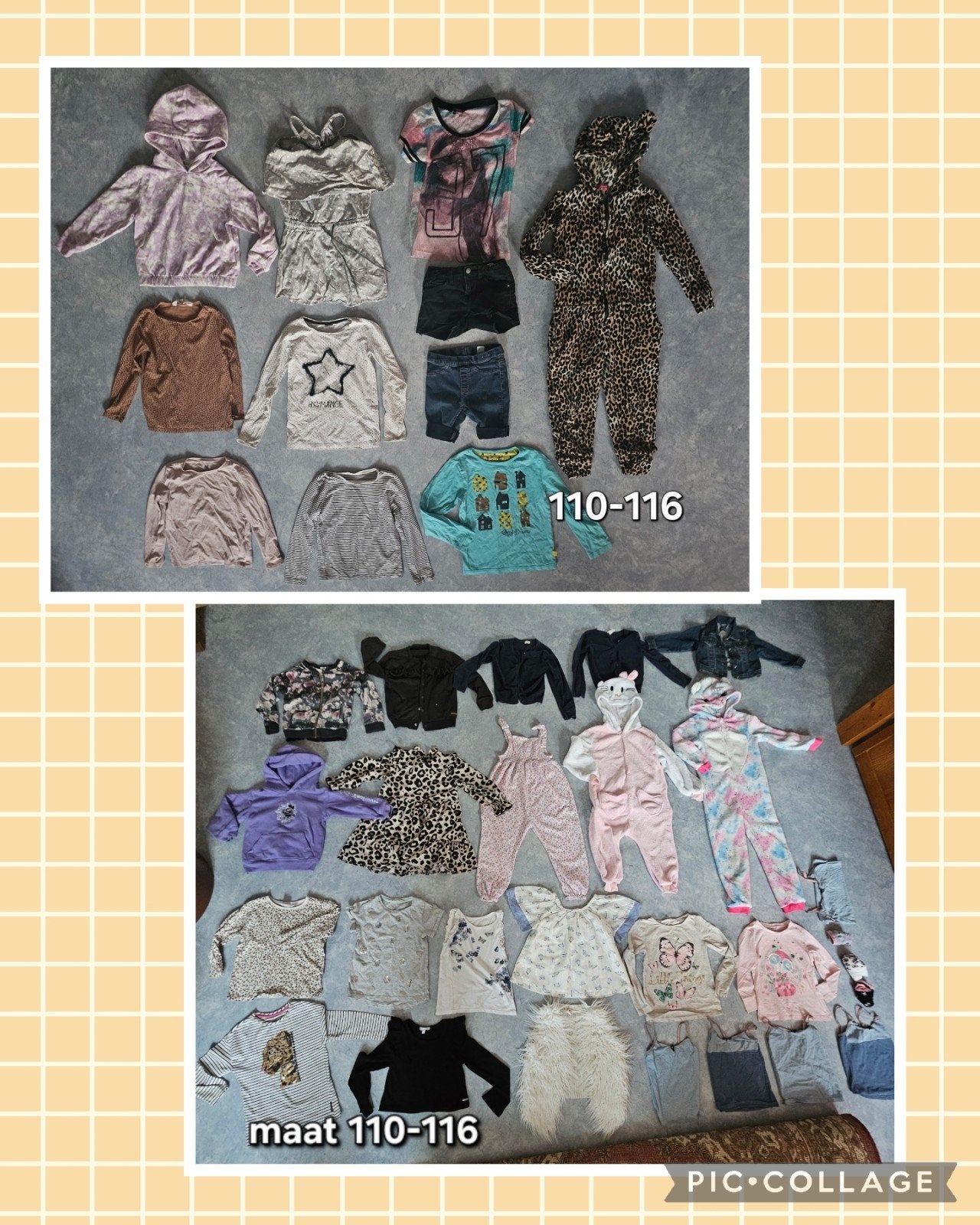 Leuke Meisjes kleding maat 110-116. Meiden kleren pakket, Ophalen of Verzenden, Gebruikt, Maat 110