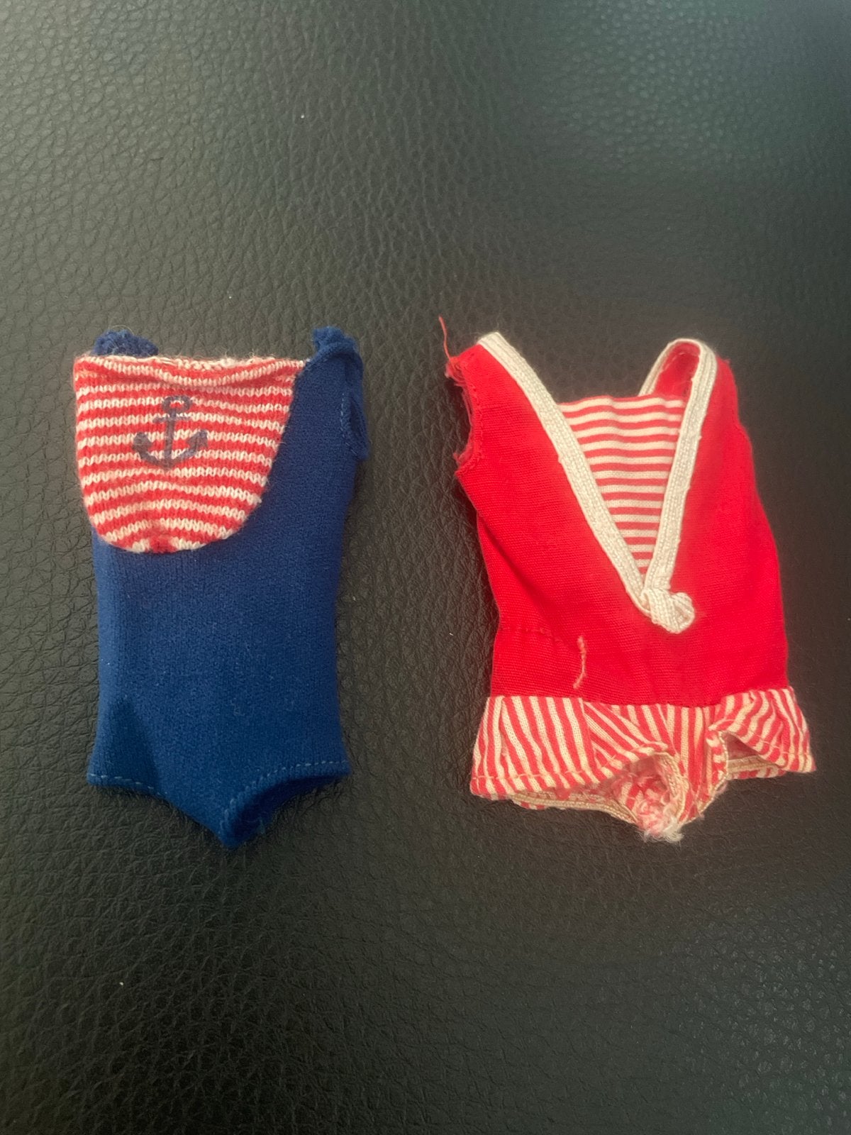 Vintage Barbie Skipper 2 badpakken jaren 60, Ophalen of Verzenden, Gebruikt, Kleertjes