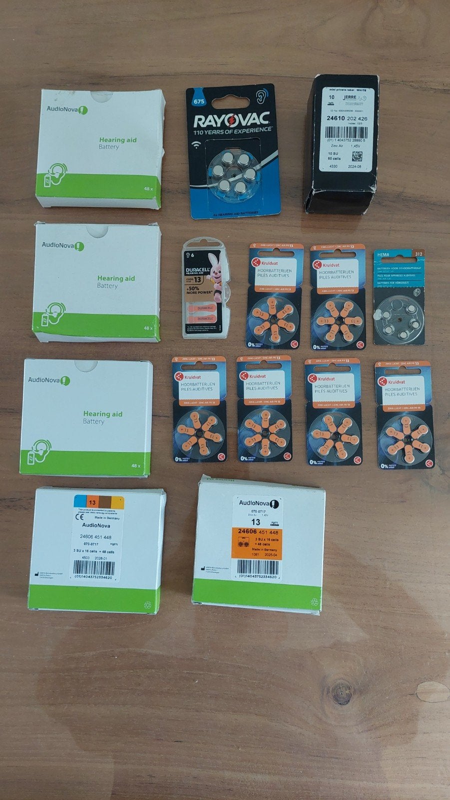 Batterijen voor gehoorapparaten NIEUW in verpakking, Ophalen, Nieuw