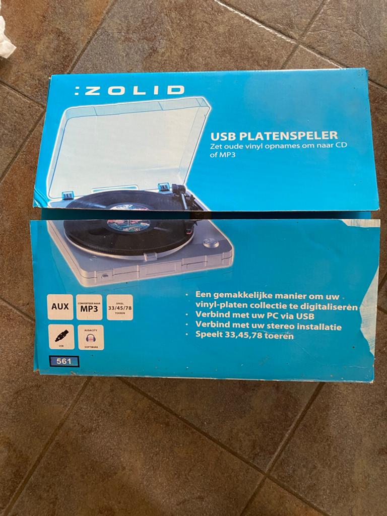 Zolid USB platenspeler, Ophalen of Verzenden
