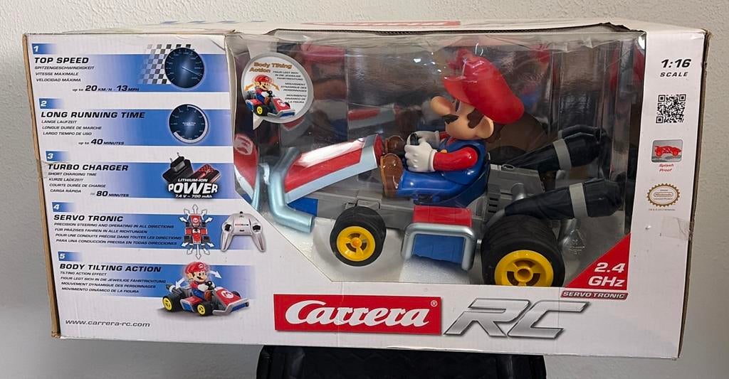 Carrera RC Mario Kart - Mario - Schaal 1:16, Auto offroad, Nieuw, Schaal 1:16, RTR (Ready to Run)