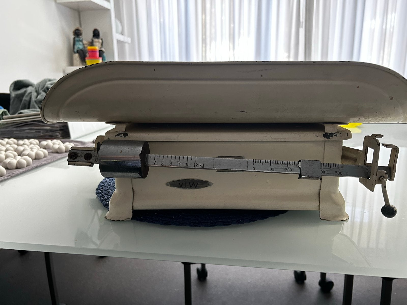 Compleet en werkend vintage Refa/VIW keukenweegschaal, Ophalen of Verzenden