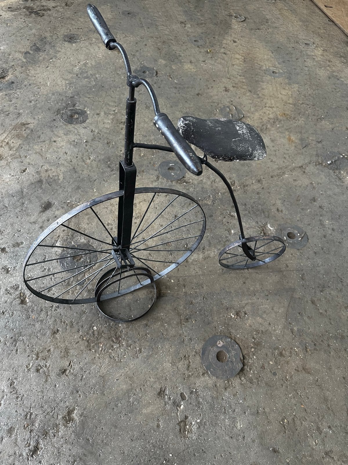 Decoratieve metalen fiets - Vintage stijl, Antiek en Kunst, Ophalen