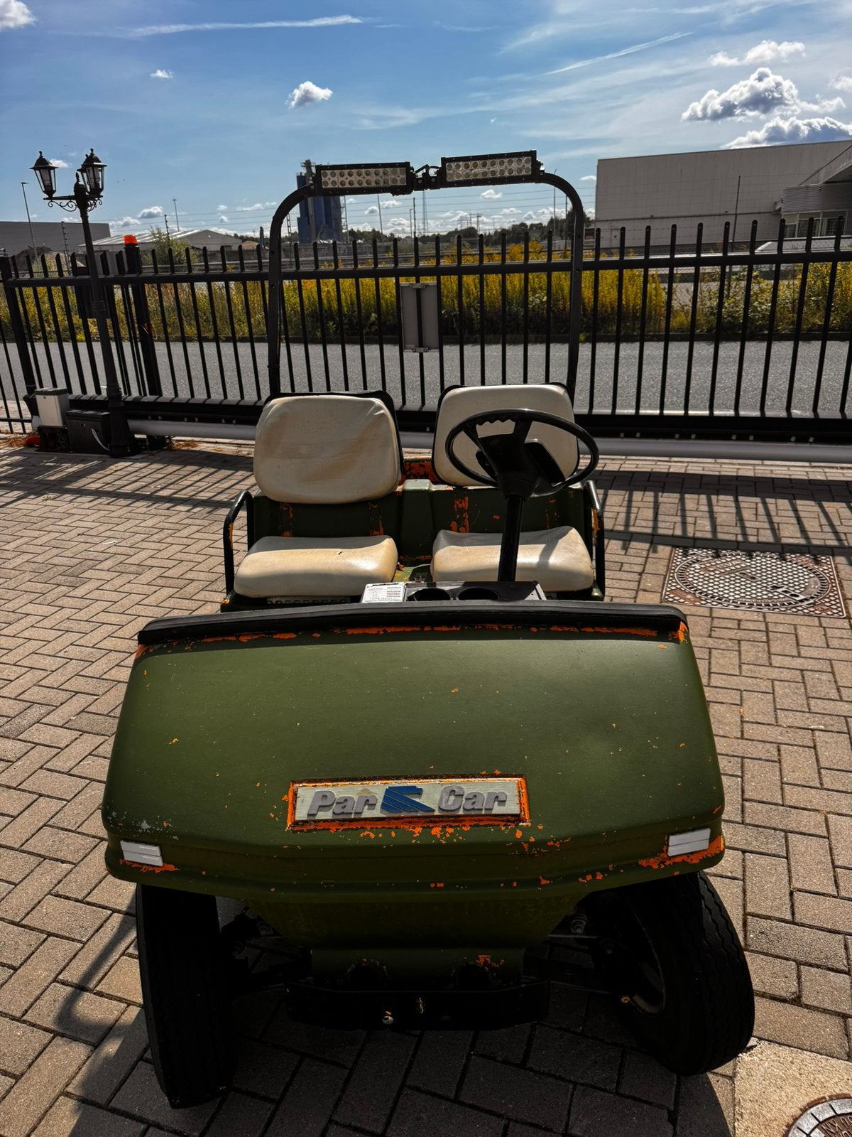 Vintage golfkar, Tuin en Terras, Zitmaaiers, Ophalen, Gebruikt