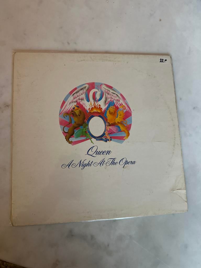 Queen - A Night At The Opera LP (1975), Ophalen of Verzenden, 1970 - 1979, Zo goed als nieuw, 12 inch