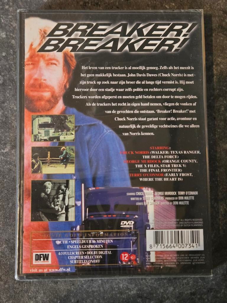 DVD Breaker Breaker Chuck Norris NIEUW gesealed, Vanaf 12 jaar, Ophalen of Verzenden, Nieuw in verpakking, Martial Arts