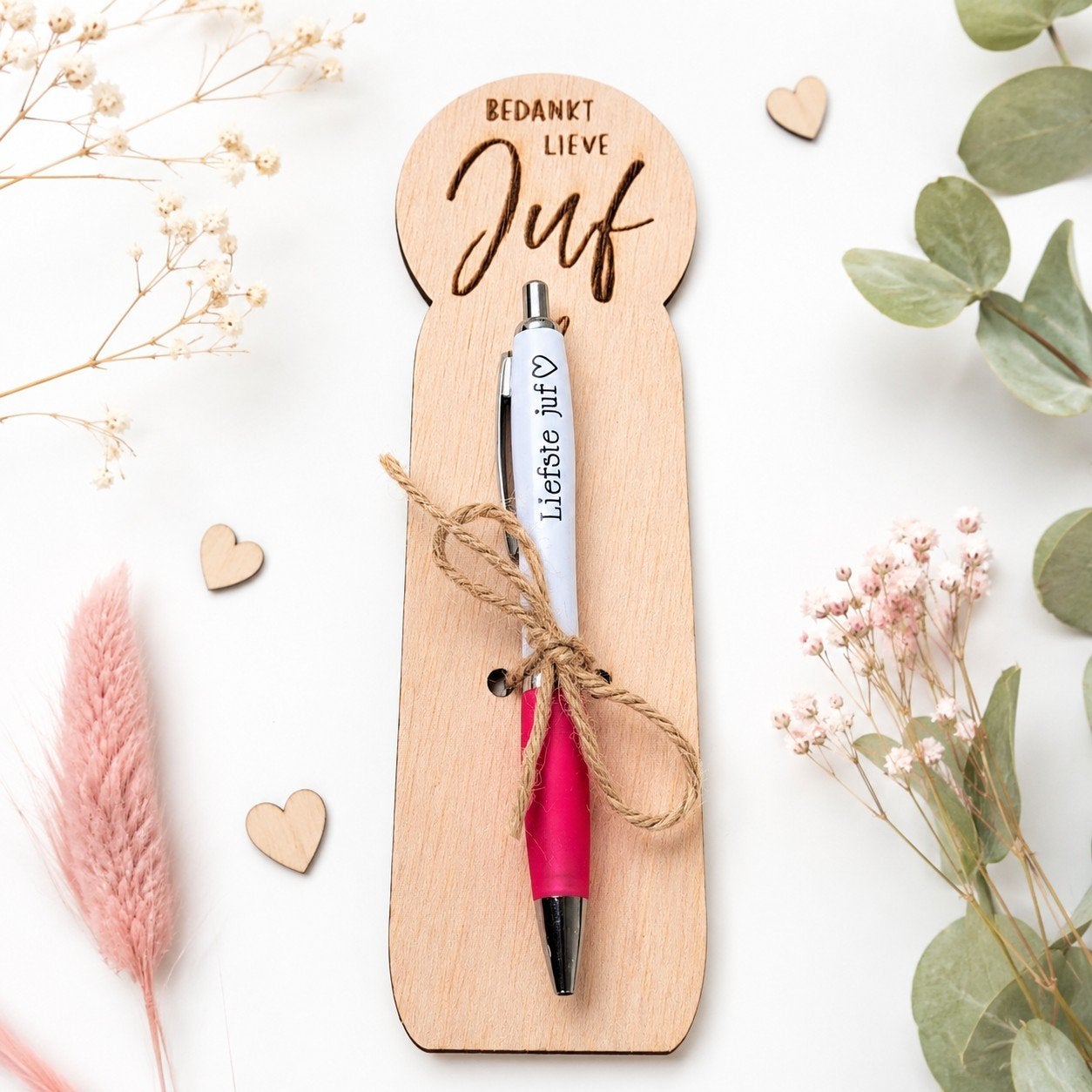 Balpen voor de liefste juf / juffencadeau / einde schooljaar, Ophalen of Verzenden, Nieuw