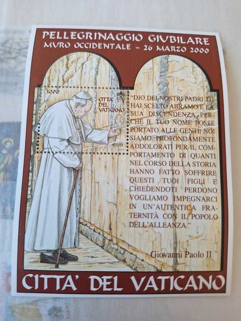 Vaticaanstad: mi. B. 22. Wereld reizen Paus Johannes Paulus, Ophalen of Verzenden, Overige landen, Postfris