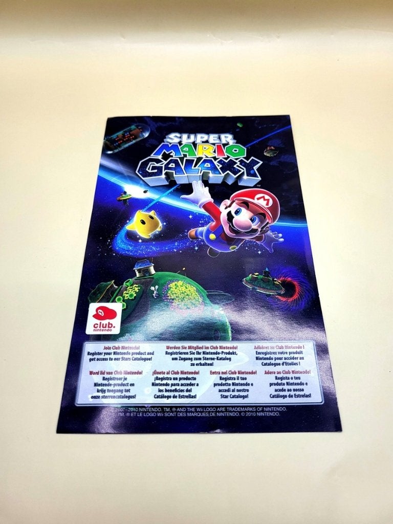 Super Mario Galaxy VIP Card - Nintendo Wii, Nintendo support, 2 spelers, Eén computer, Ophalen of Verzenden