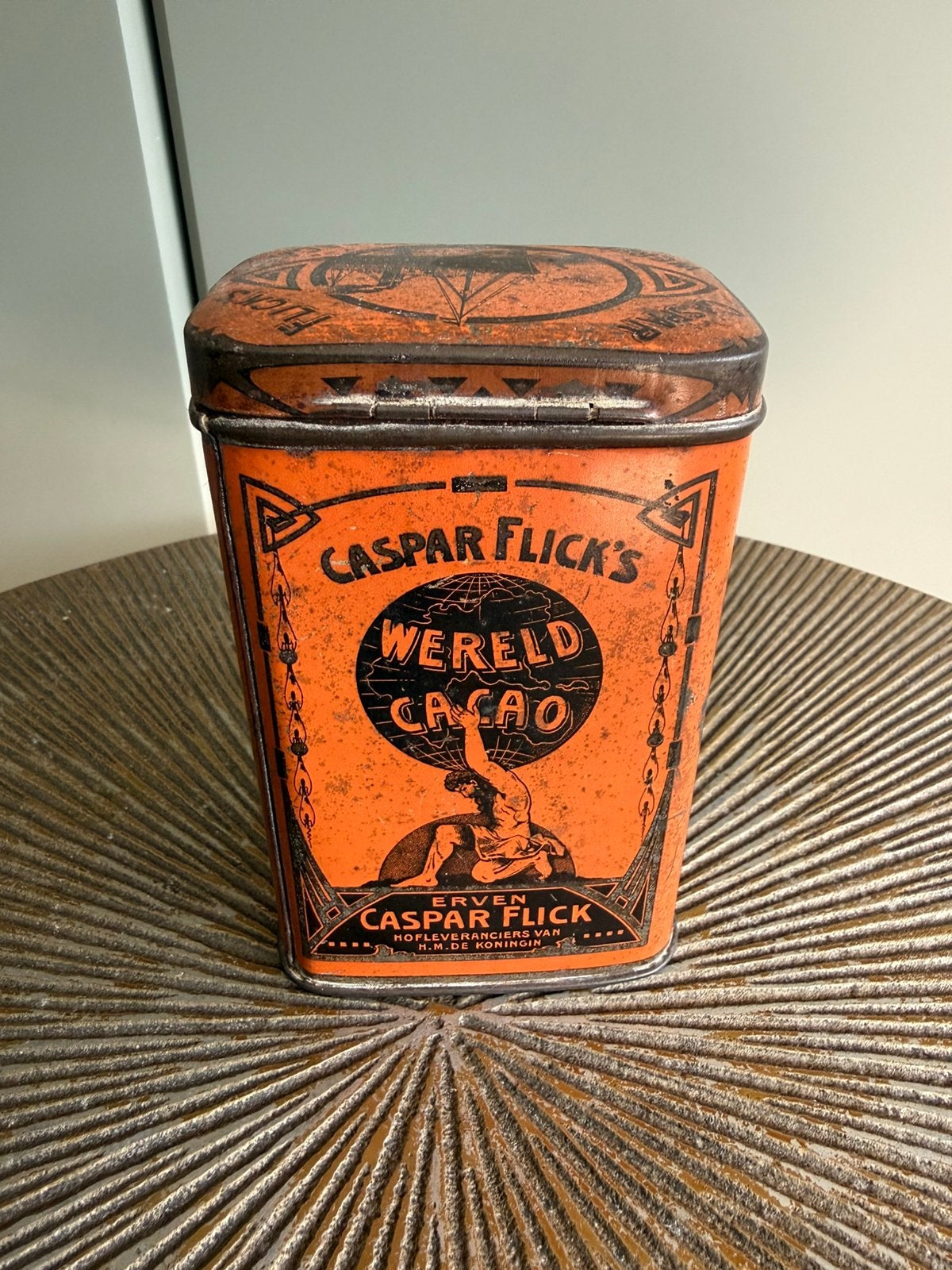 Casper Flick’s cacao blikje, Ophalen of Verzenden, Gebruikt