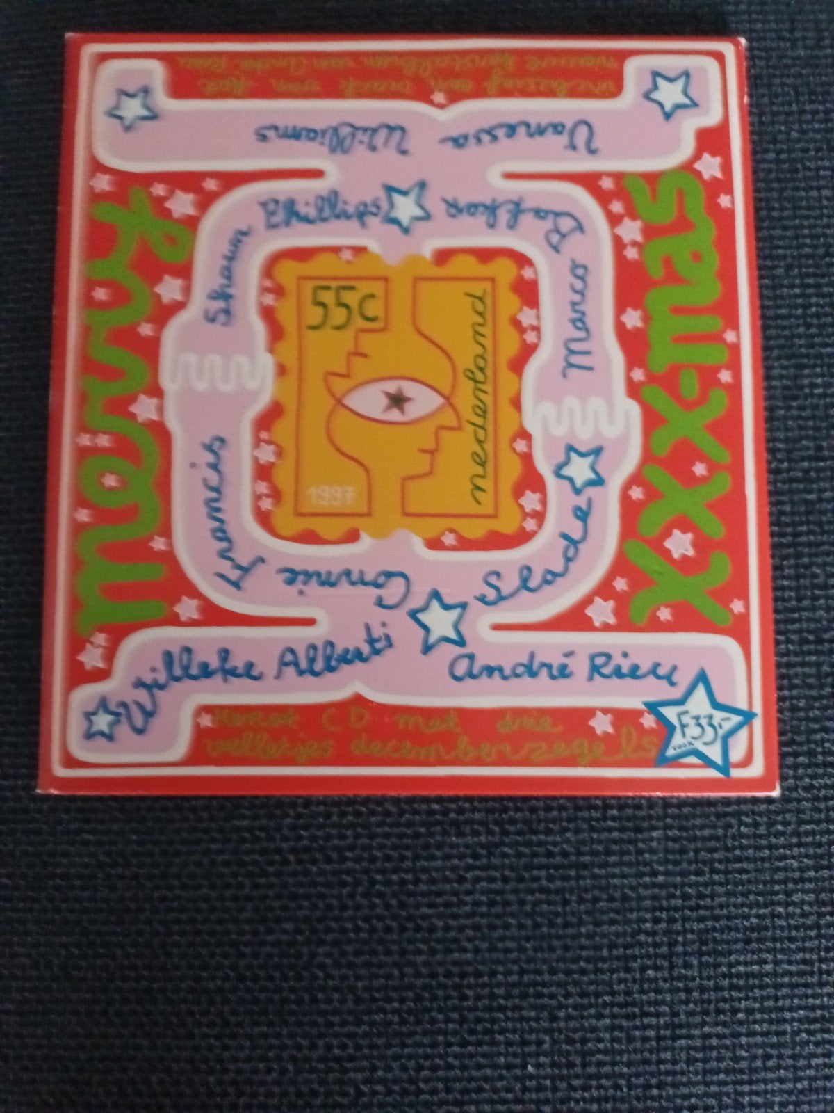 Merry Xxx-mas -- ptt post 1997, Ophalen of Verzenden, Zo goed als nieuw, Kerst, Speciale editie