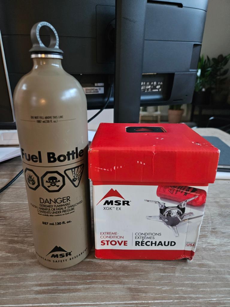 MSR XGK-EX Brander met fles, Ophalen of Verzenden, Nieuw