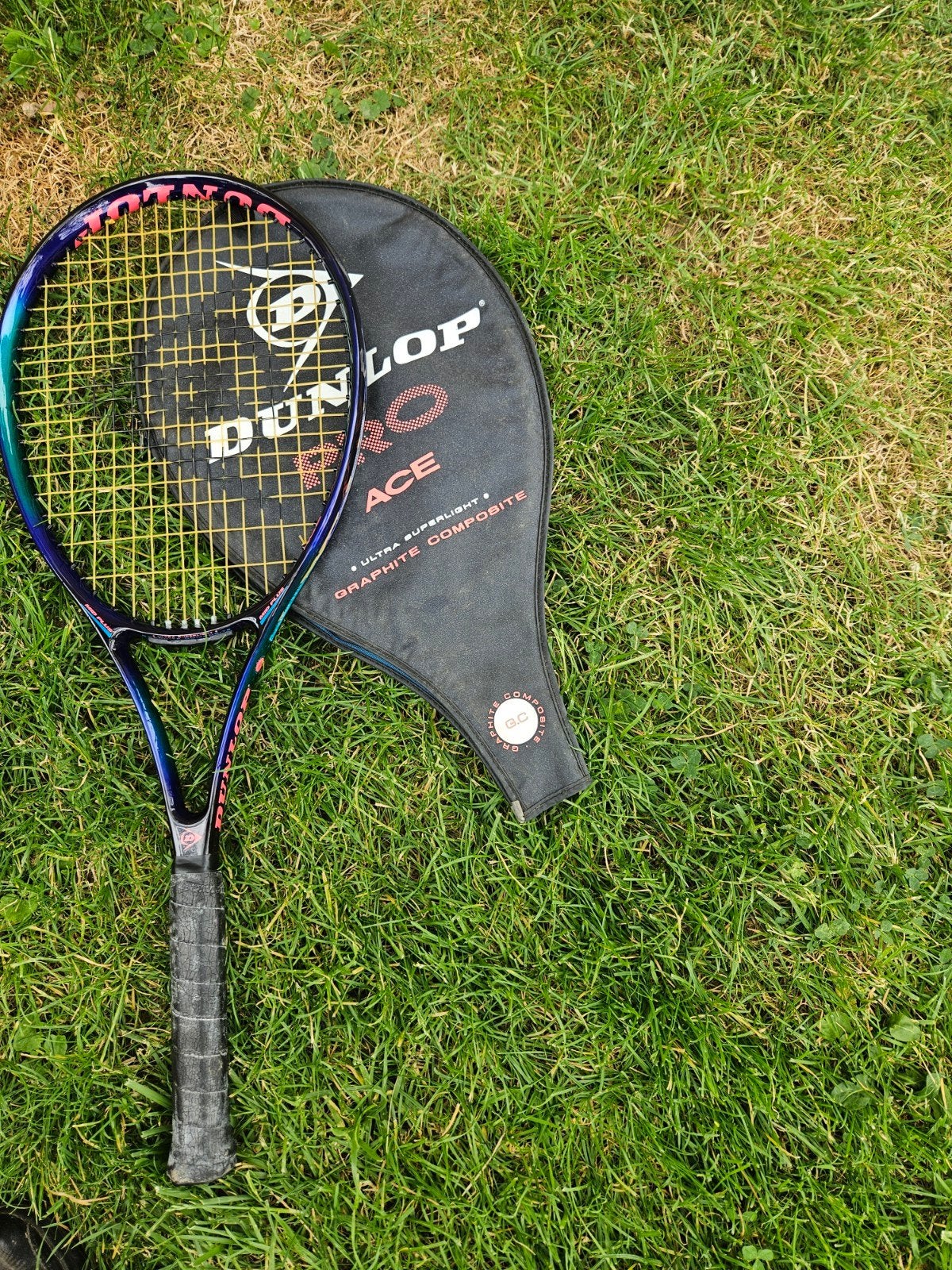 Dunlop Pro Ace Tennisracket met hoes, Ophalen of Verzenden