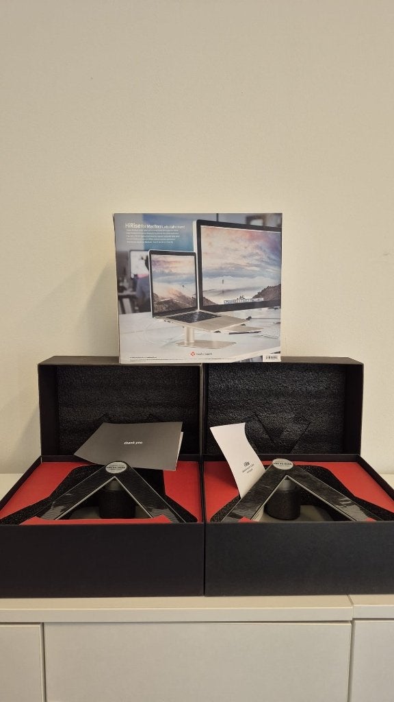 Drie Twelve South HiRise voor MacBook  Verstelbare Standaard, Computers en Software, Ophalen, Gebruikt, Twelve South, In hoogte verstelbaar