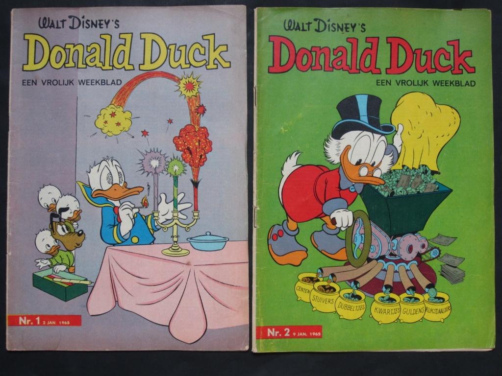 Donald Duck weekblad - Complete jaargang 1965, Gelezen, Verzenden, Complete serie of reeks, Walt Disney