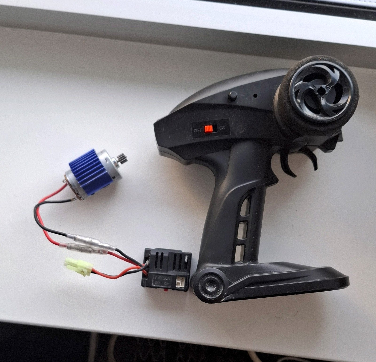 1:18 RC Auto Electronica Set (excl. stuur/servo), Elektro, Ophalen of Verzenden, Zo goed als nieuw, Onderdeel