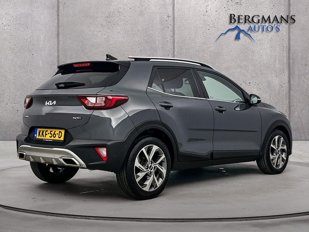 Kia Stonic // 1.0 T-GDi MHEV GT-PlusLine // DEALERONDERHOUDE, Gebruikt, 1095 kg, Leder en Stof, Bedrijf