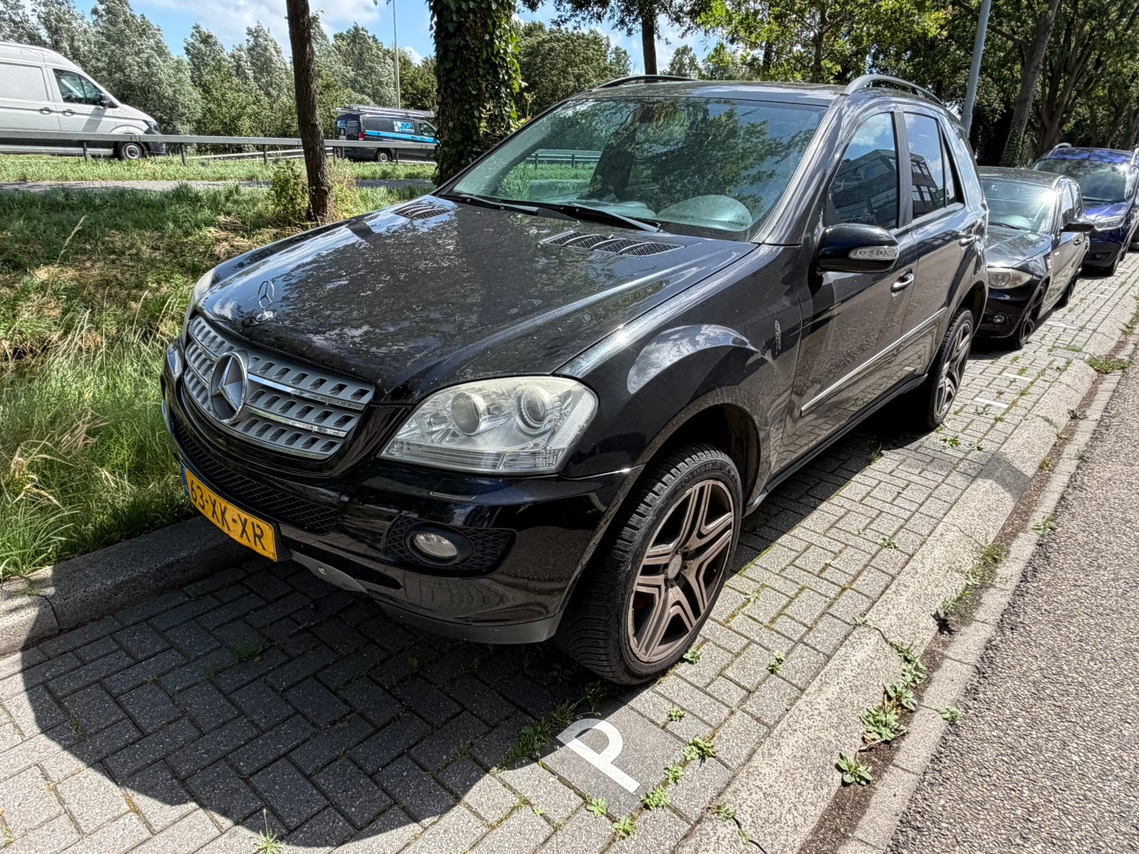 Mercedes-Benz M-Klasse 3.0 CDI Ml320 4MATIC AUT 2007 Zwart, Auto's, Mercedes-Benz, Automaat, 255 €/maand, Diesel, Vierwielaandrijving